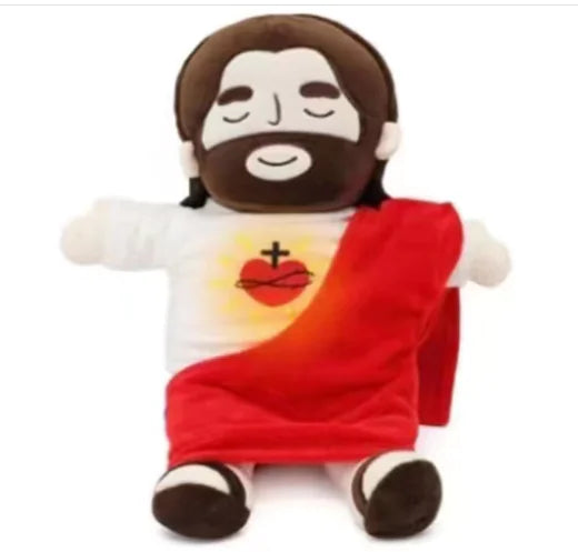 ✨ Breathing Jesus Plush – Peaceful Sleep Companion