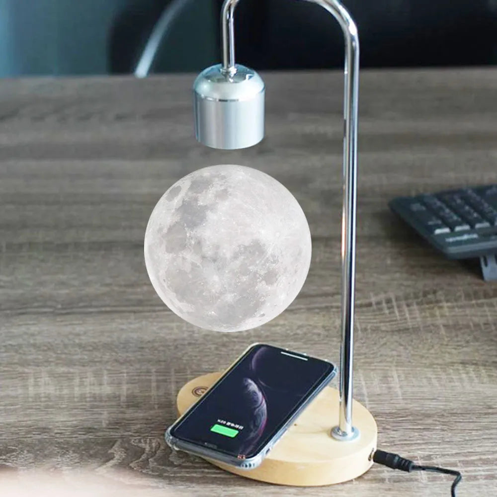 ⭐ MOONLEV™ – Premium Levitating Moon Lamp (360° Floating LED)